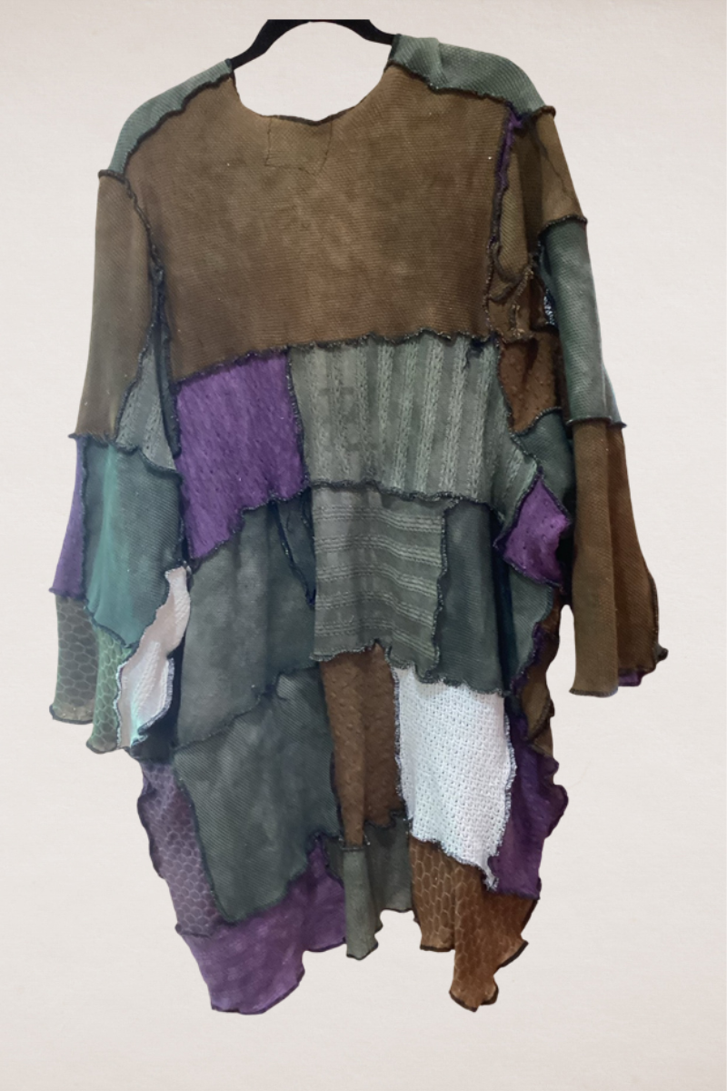 Patchwork Sweater Coat Preorder