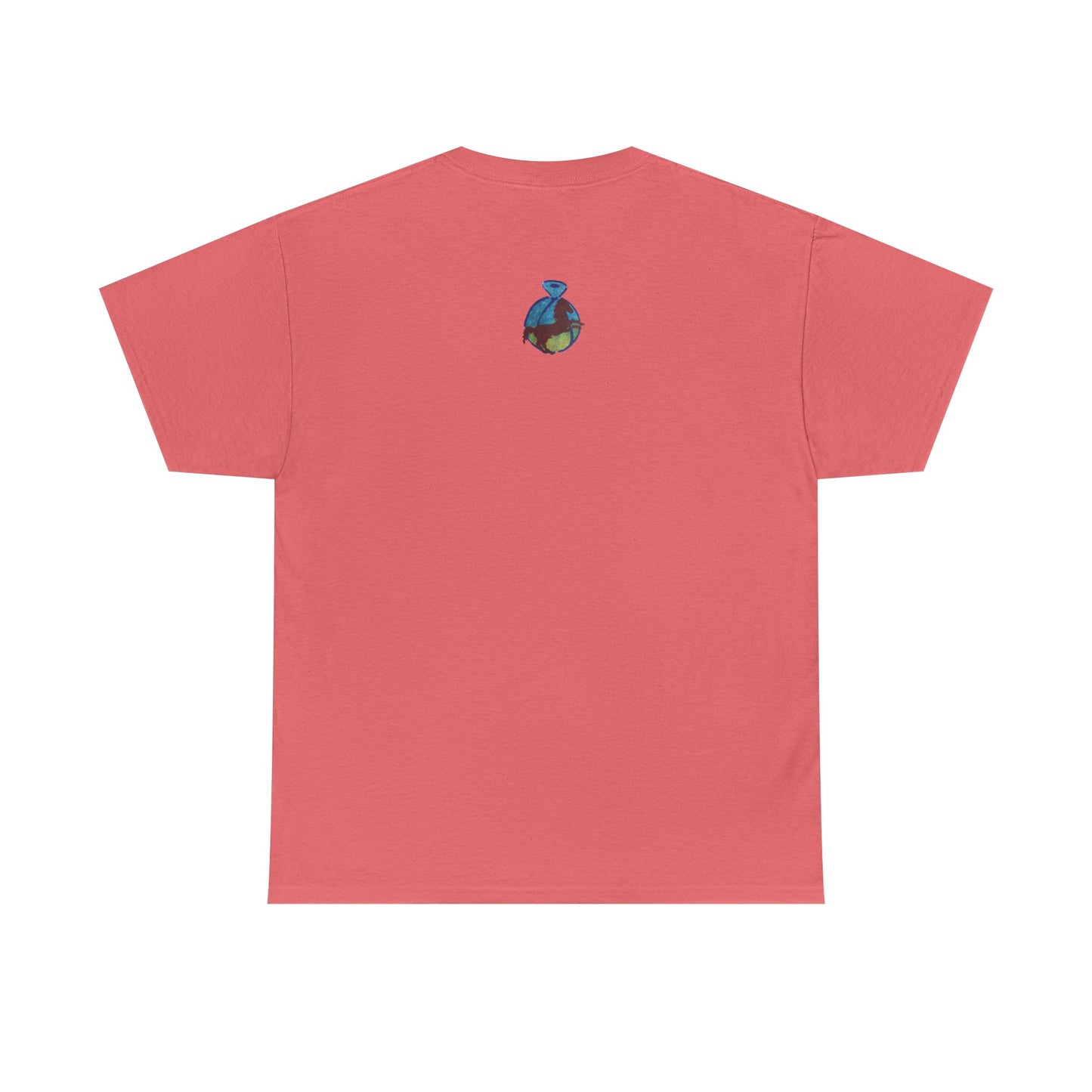 Interconnected Worlds | Abstract Earth Art Unisex Cotton T-Shirt