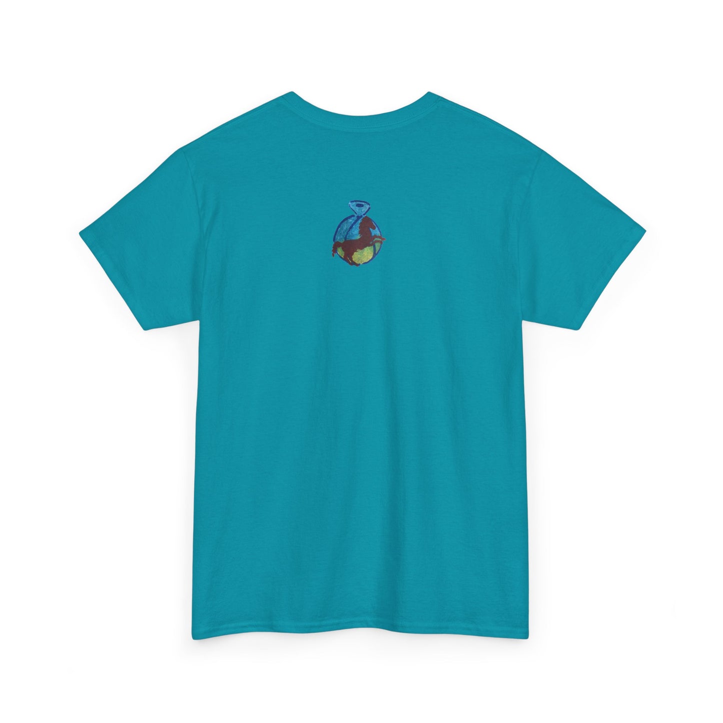 Strength & Reflection | Majestic Lions Abstract Art Unisex T-Shirt