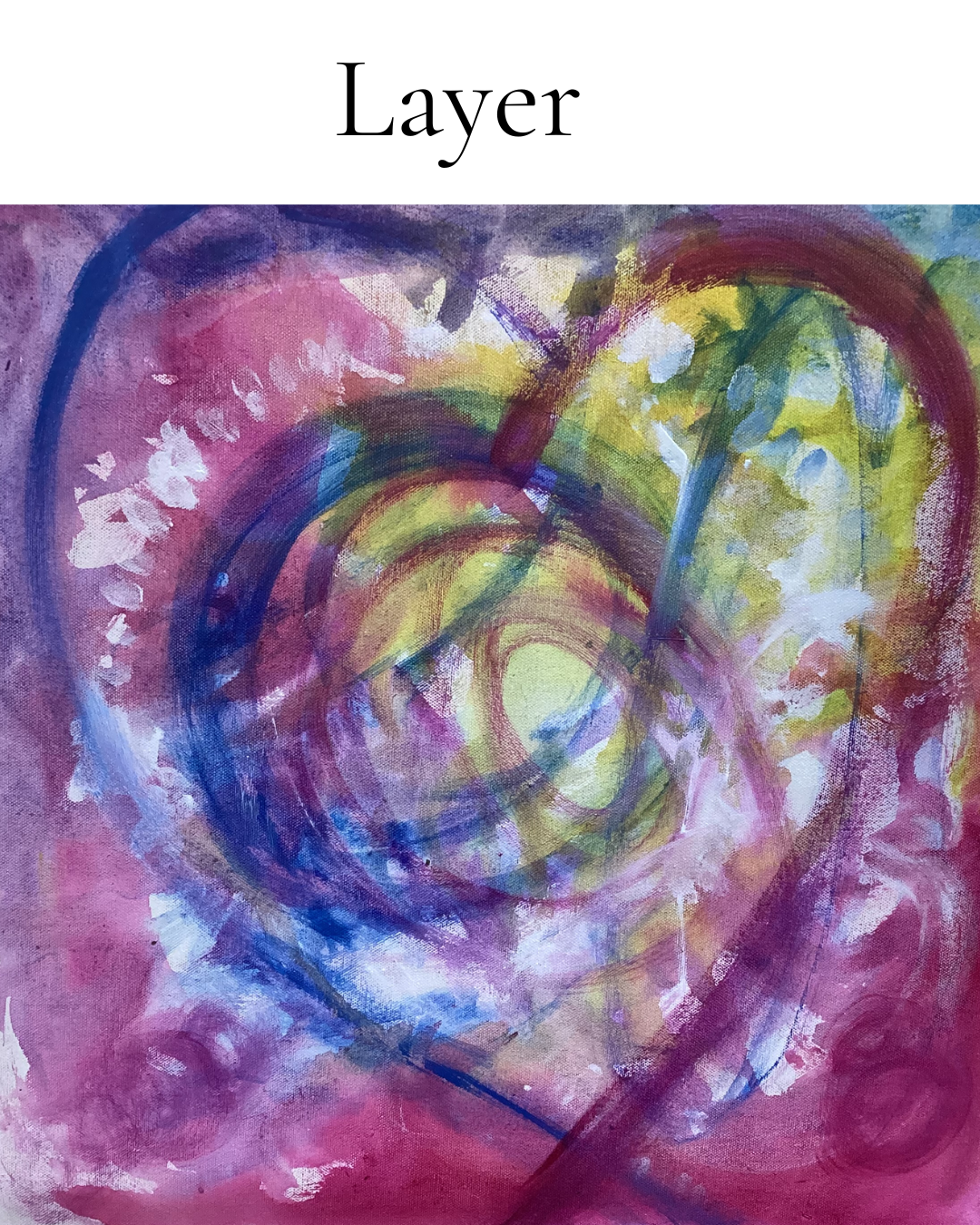 Positivity – Original 20"x20" Acrylic Painting