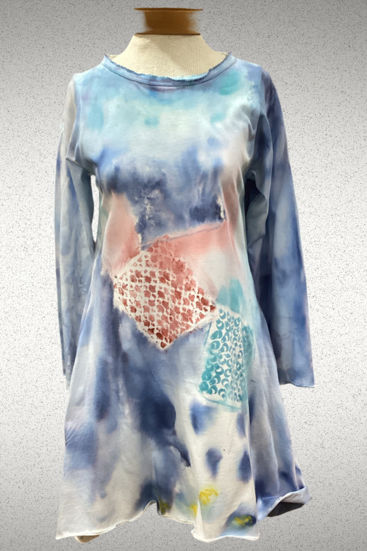 One of a Kind Gerry Patterned Cotton Tunic