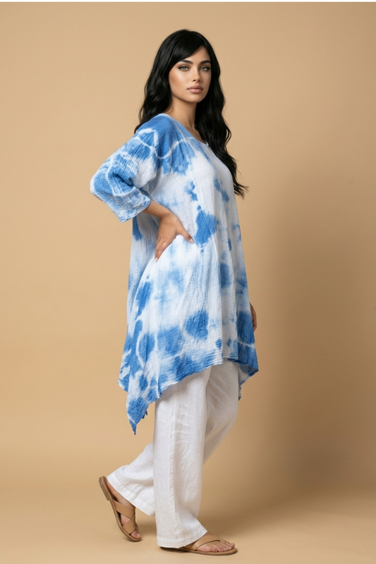 Penny Tunic | Thalo Blue