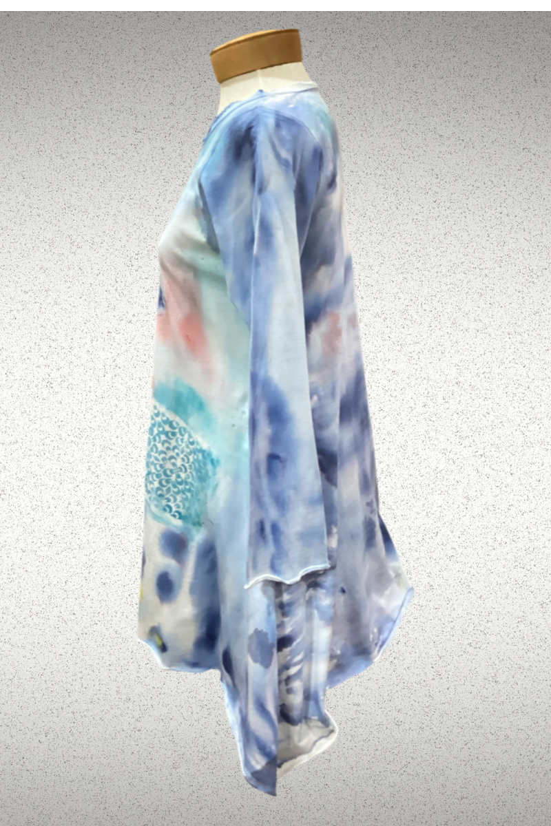 One of a Kind Gerry Patterned Cotton Tunic