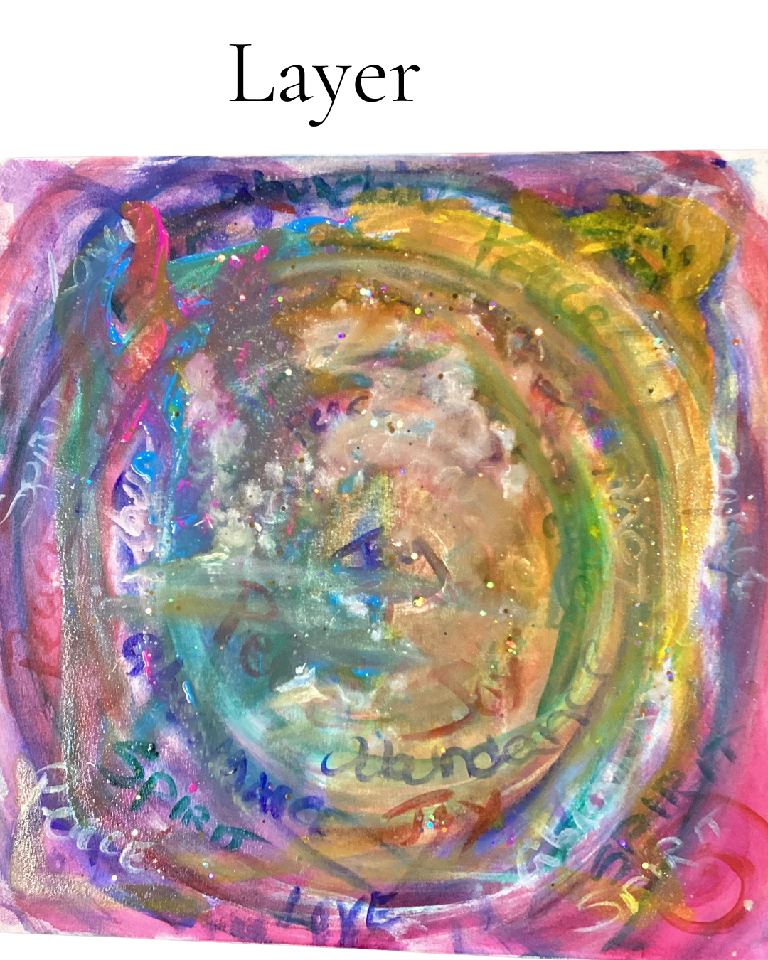 Positivity – Original 20"x20" Acrylic Painting