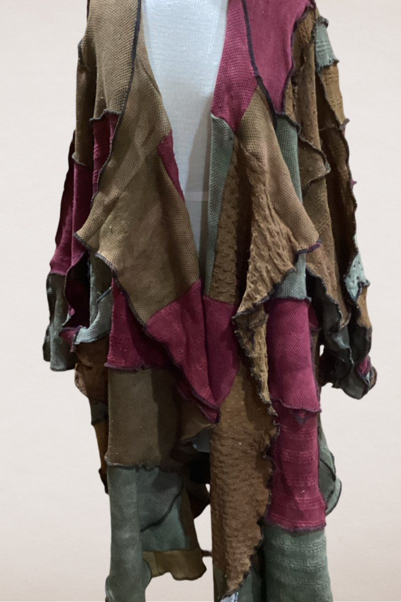 Patchwork Sweater Coat Preorder