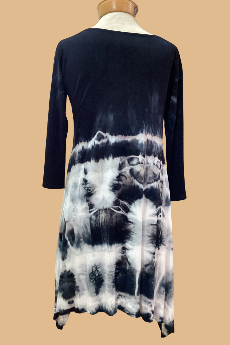 Shibori dyed Randy Tunic Dress Size Small