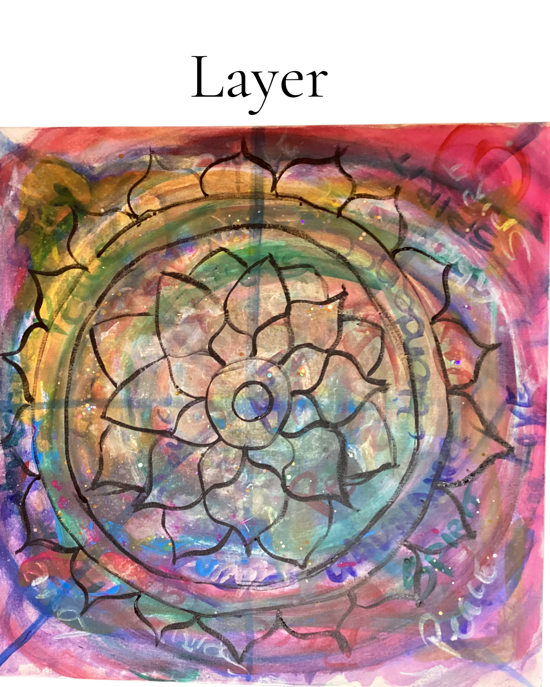 Positivity – Original 20"x20" Acrylic Painting