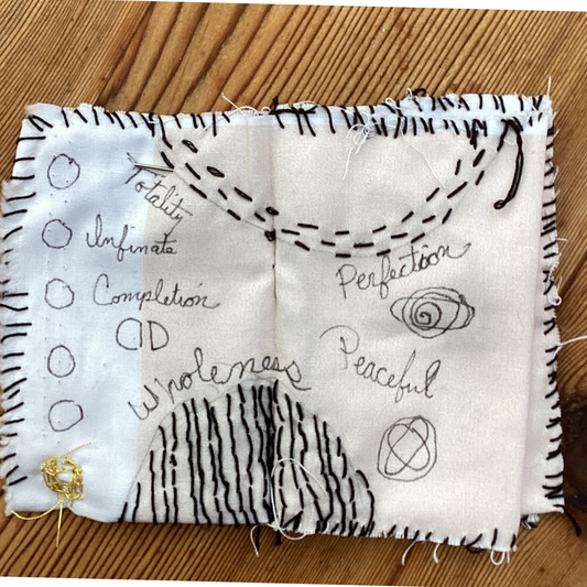A 5 Day Challenge:  Slow Stitch Fabric Journal Course