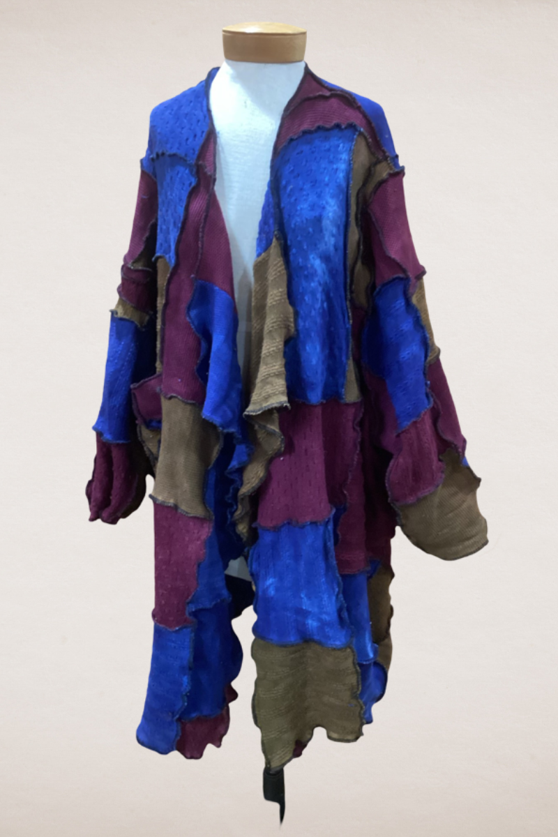Patchwork Sweater Coat Preorder