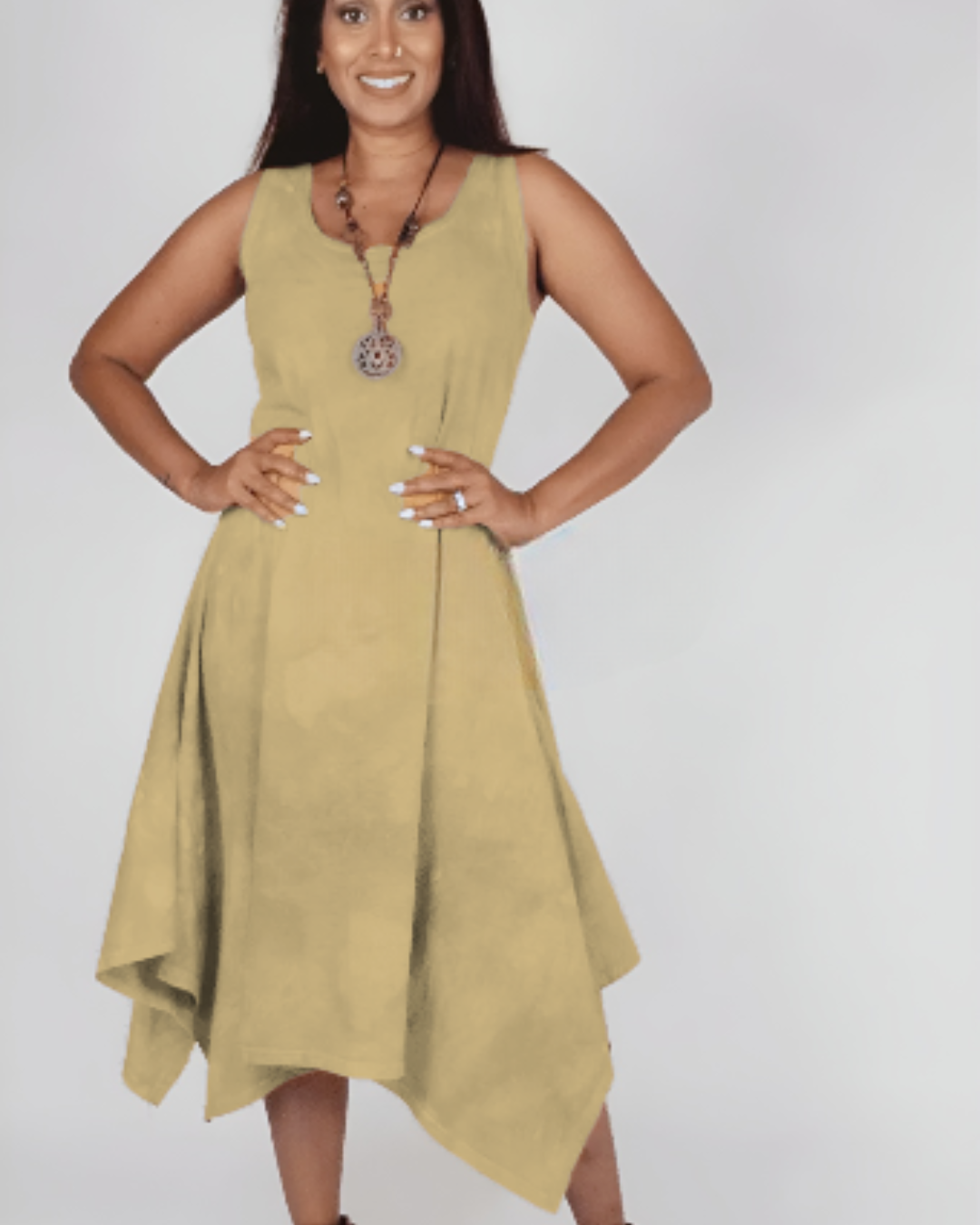Paula Cotton Jersey Basic Dress