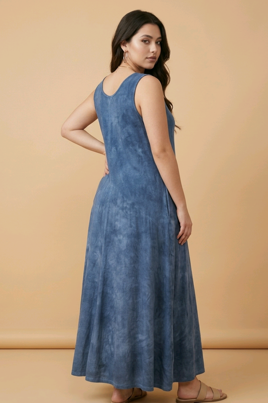 Denim Annalise Cotton Knit Bubble Dress