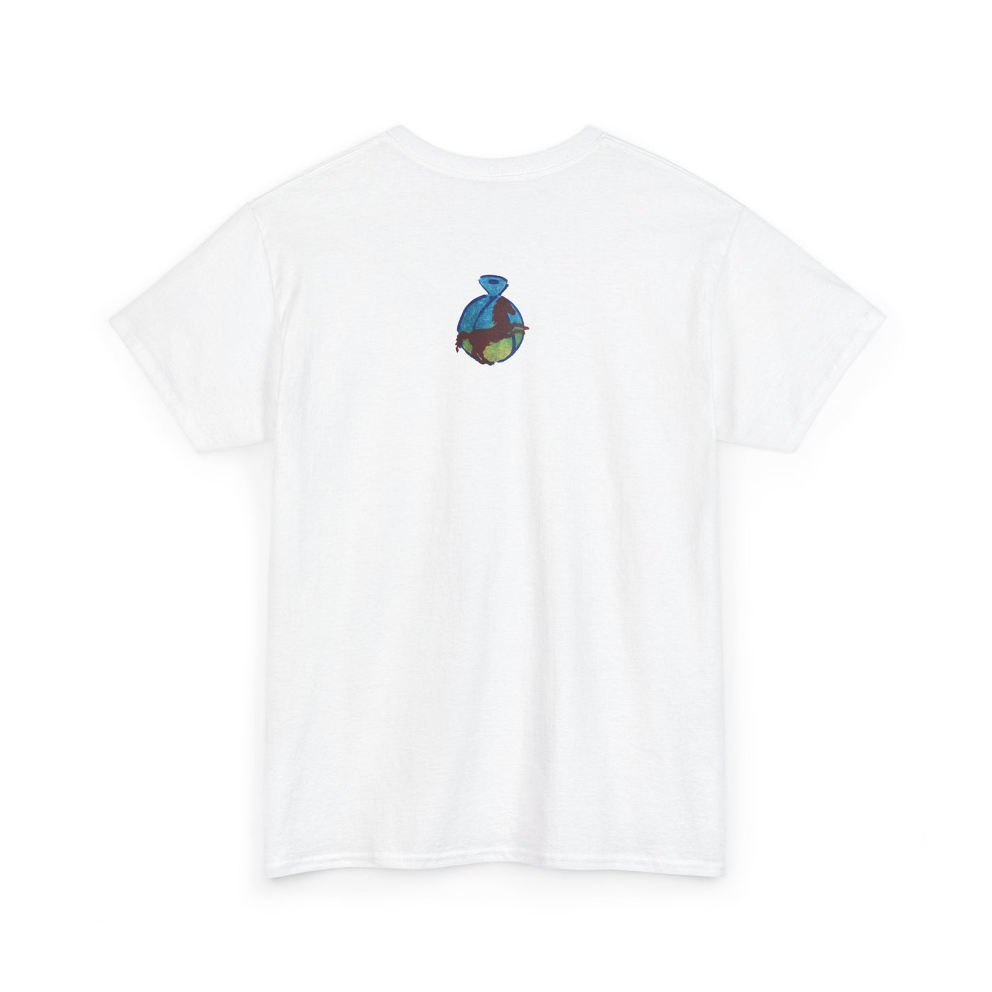 Strength & Reflection | Majestic Lions Abstract Art Unisex T-Shirt