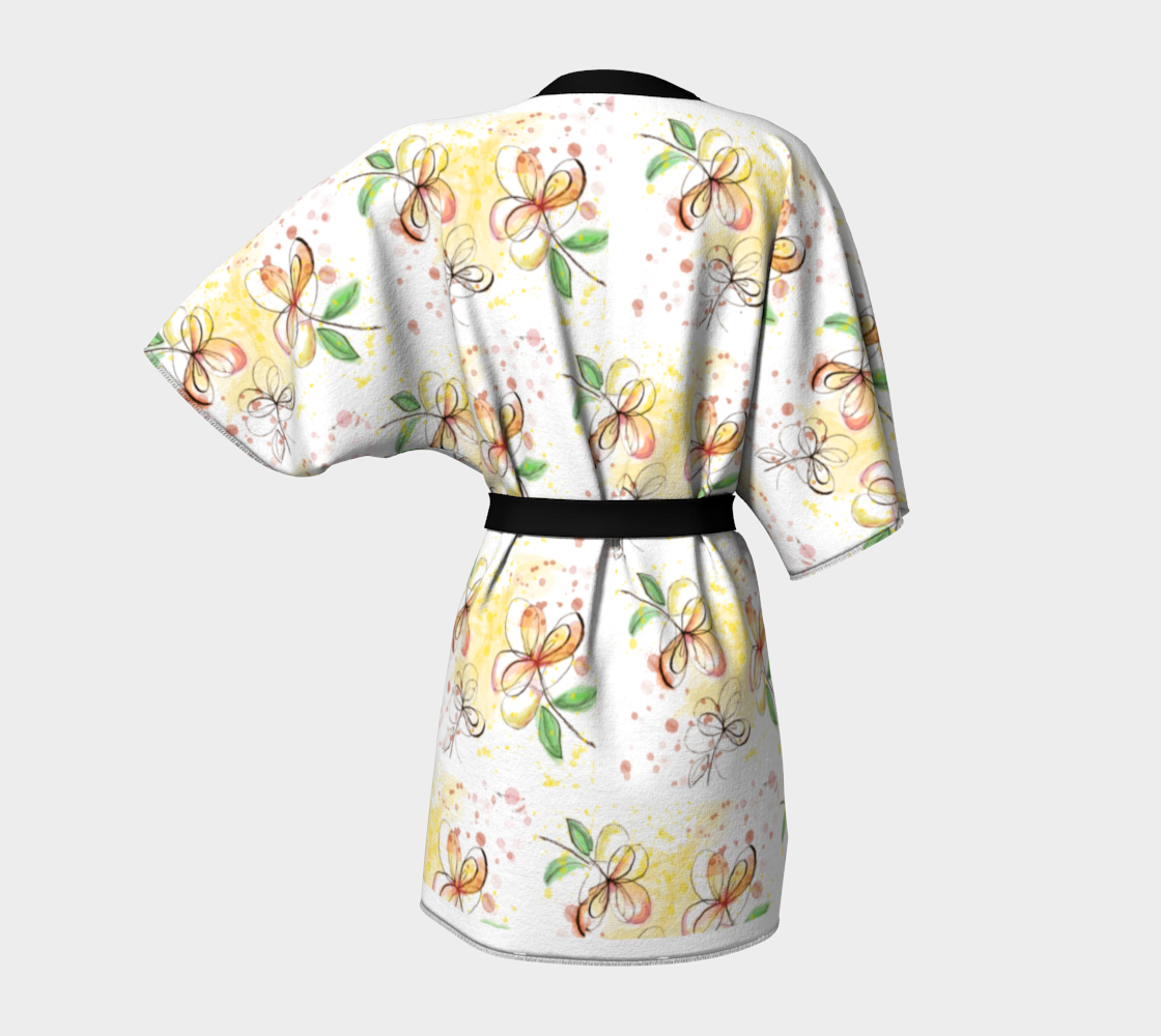 A New Day Silk Kimono Robe