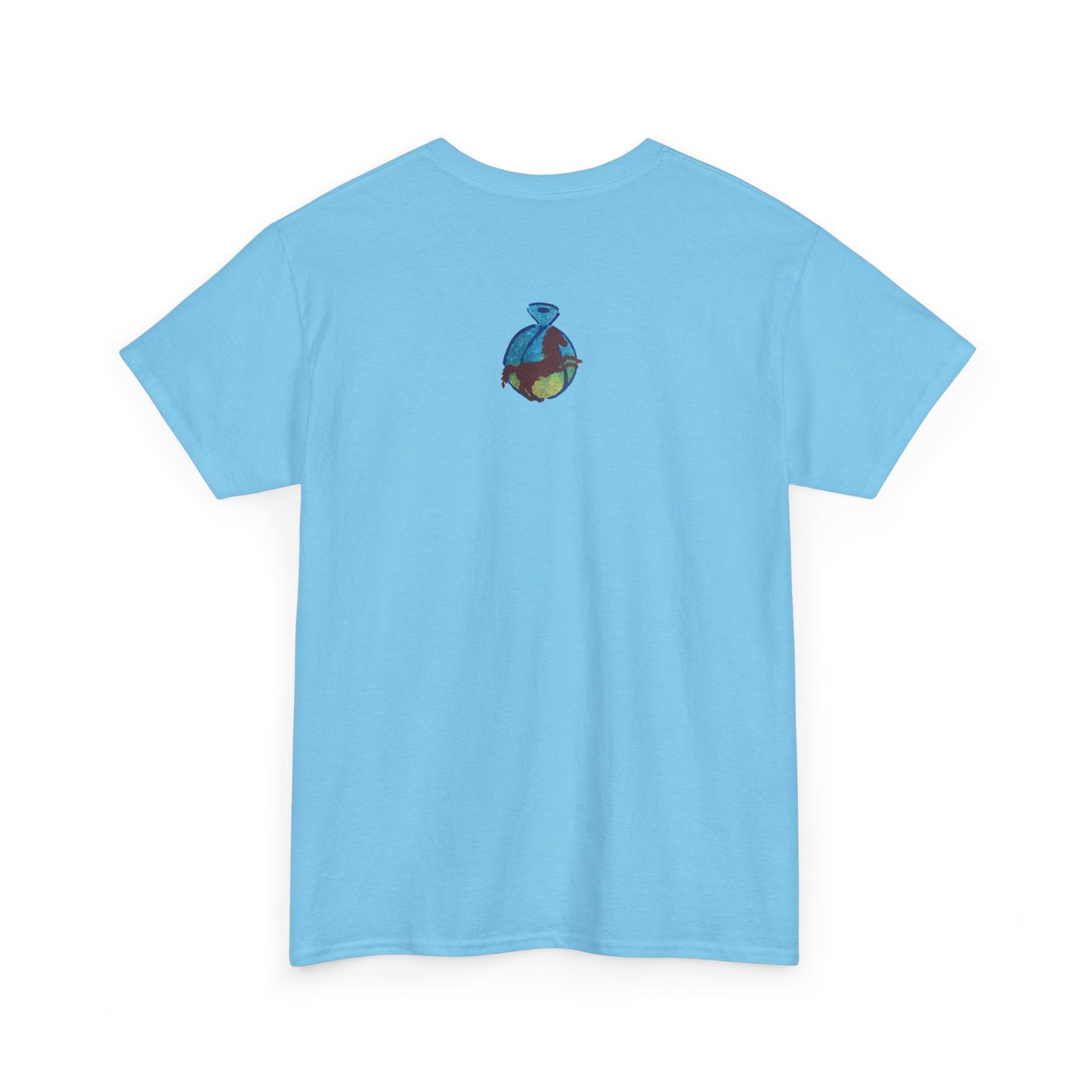 Strength & Reflection | Majestic Lions Abstract Art Unisex T-Shirt
