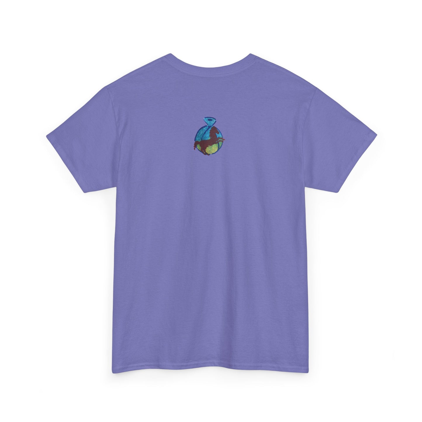 Strength & Reflection | Majestic Lions Abstract Art Unisex T-Shirt