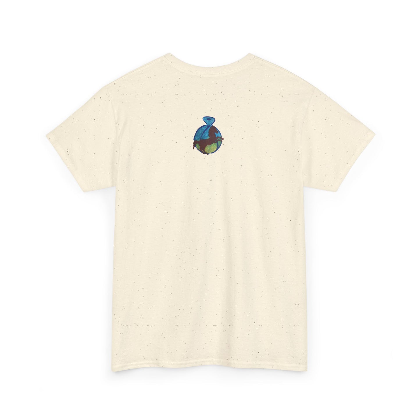 Strength & Reflection | Majestic Lions Abstract Art Unisex T-Shirt