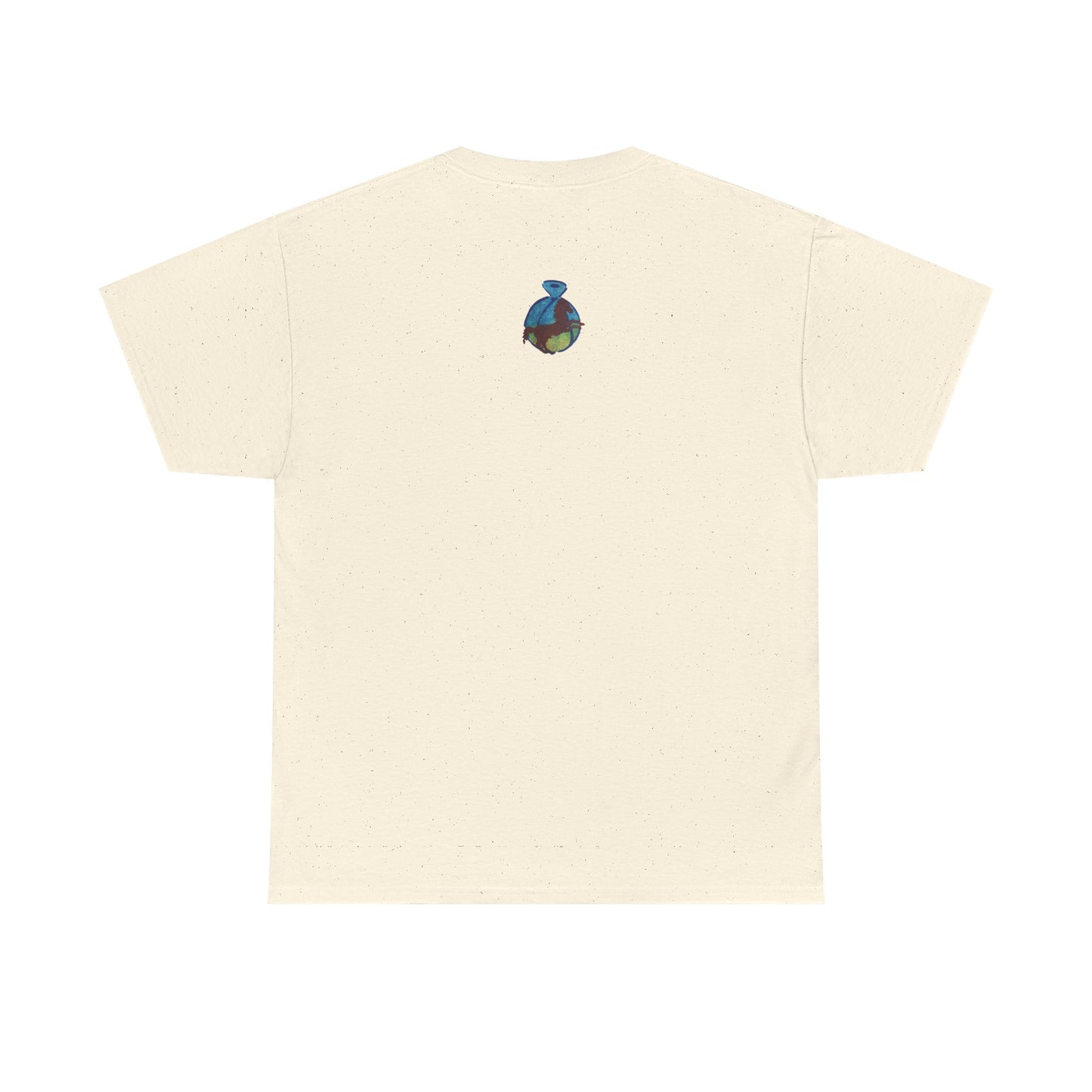Interconnected Worlds | Abstract Earth Art Unisex Cotton T-Shirt