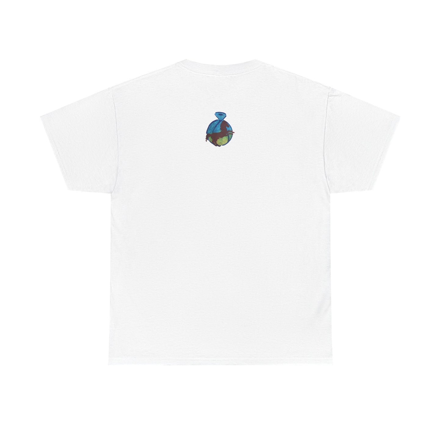 Strength & Reflection | Majestic Lions Abstract Art Unisex T-Shirt