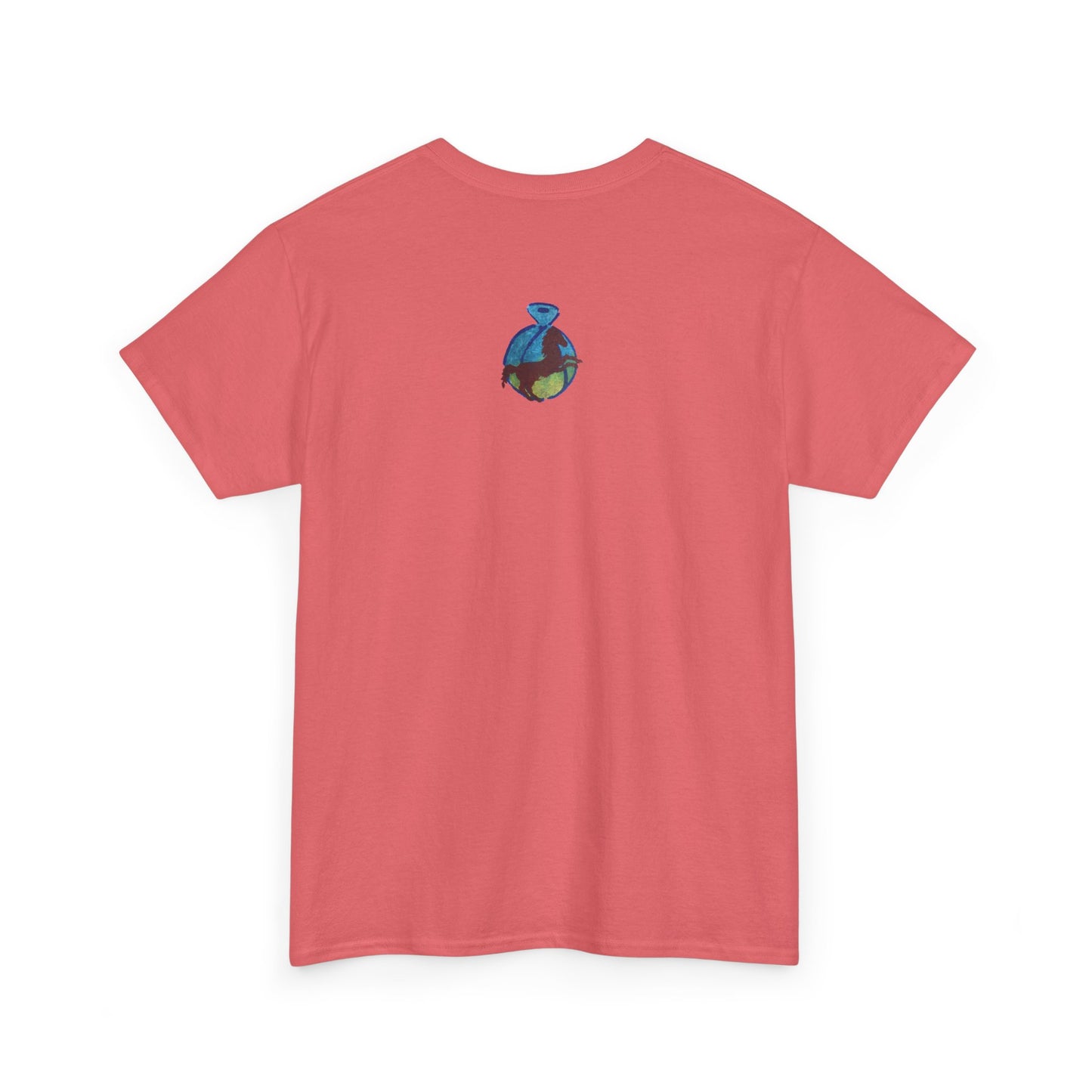 Strength & Reflection | Majestic Lions Abstract Art Unisex T-Shirt