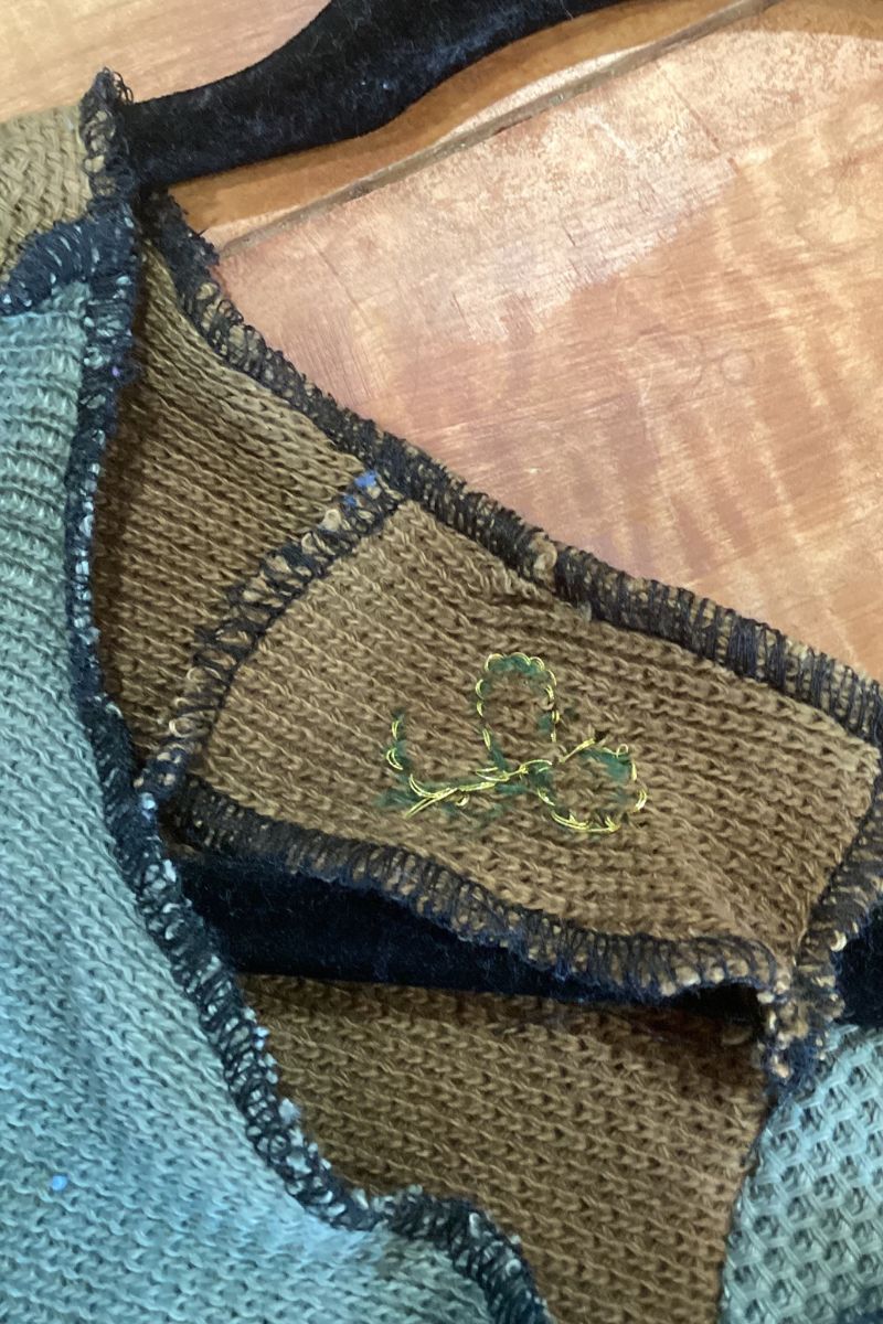 Patchwork Tunic Sweater Preorder