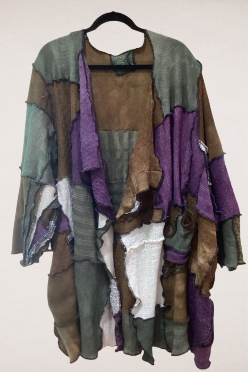 Patchwork Sweater Coat Preorder