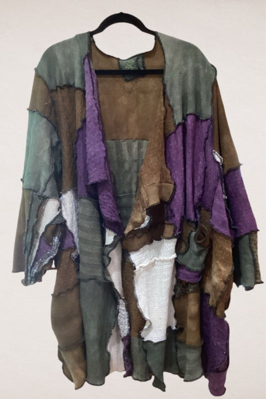 Patchwork Sweater Coat Preorder