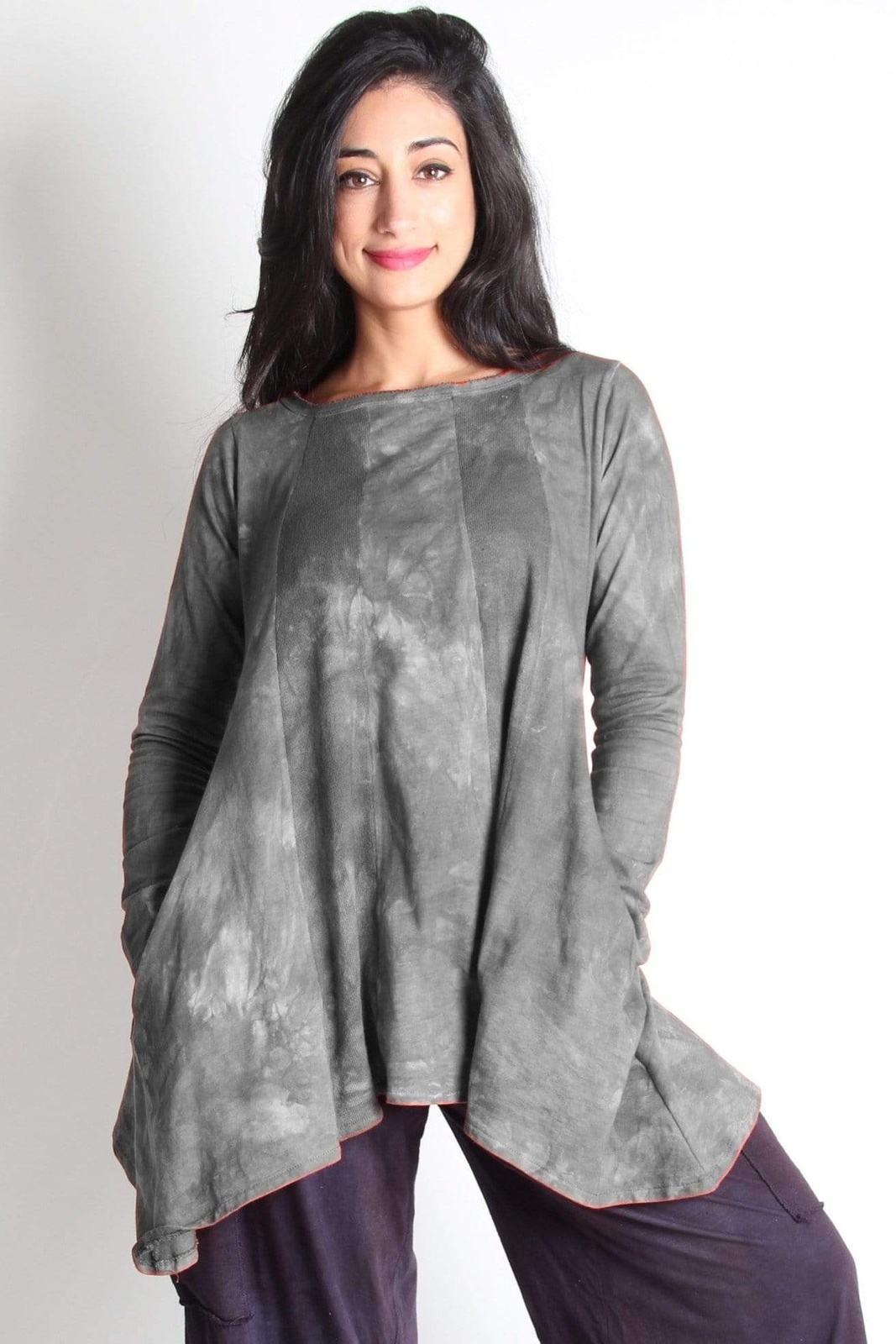 Arya Cotton Knit Tunic on the Rack - Steel Pony
