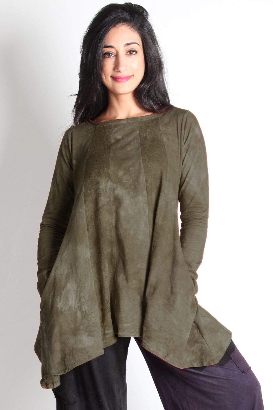 Arya Cotton Knit Tunic on the Rack - Steel Pony