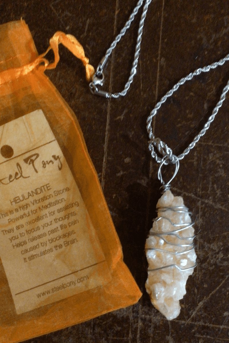 Assorted One of a Kind Healing Crystal Necklaces - Steel Pony