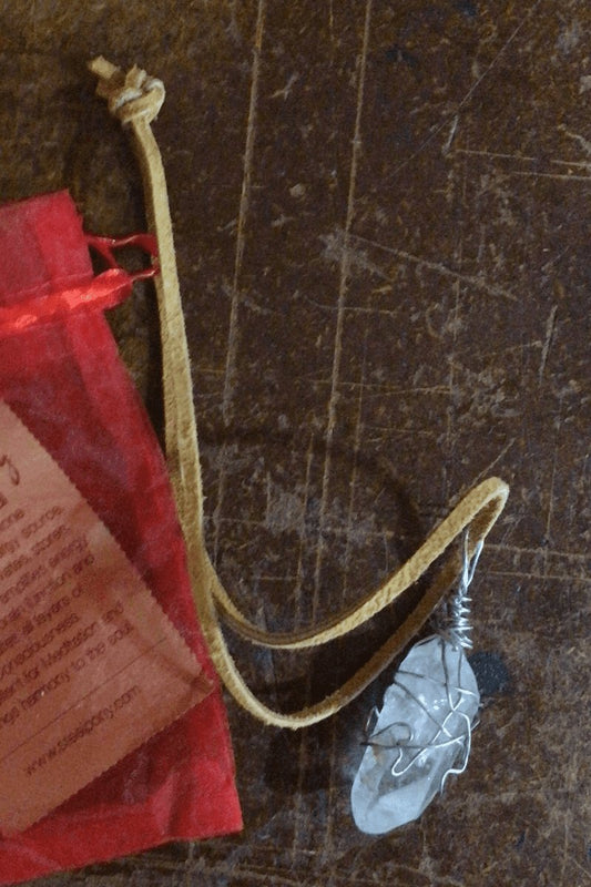 Assorted One of a Kind Healing Crystal Necklaces - Steel Pony