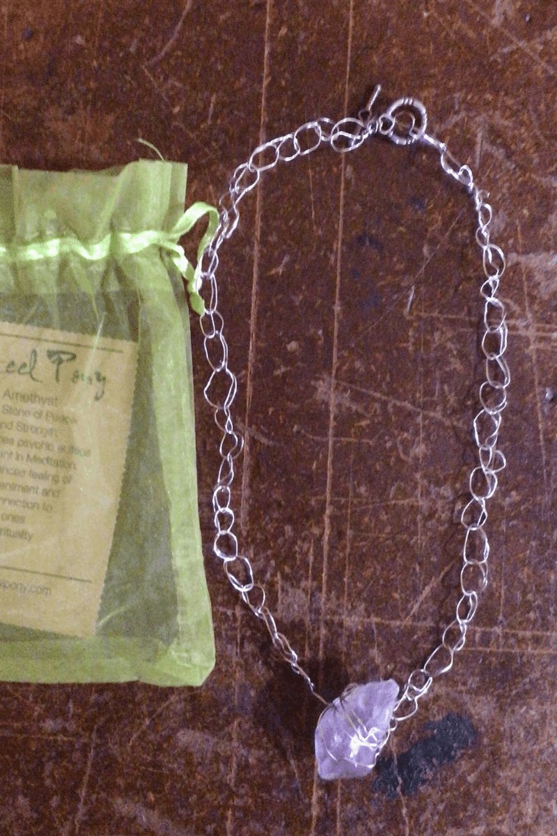Assorted One of a Kind Healing Crystal Necklaces - Steel Pony