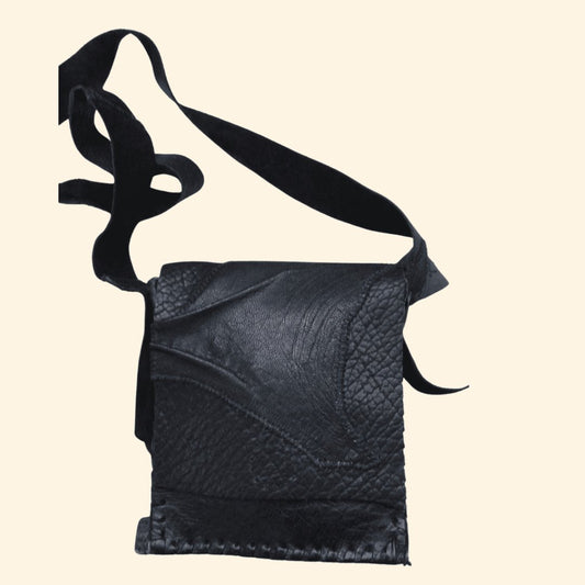 Black on Black Bag - Steel Pony