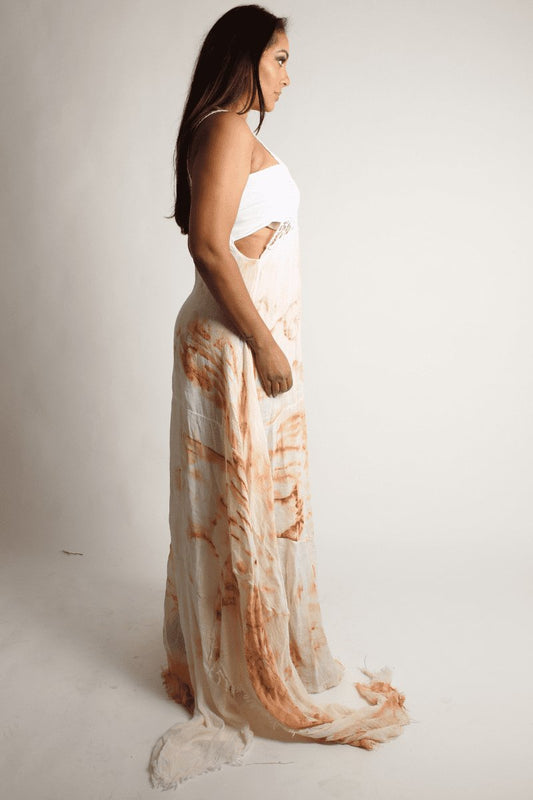 Boho Lace topped Dress - Steel Pony