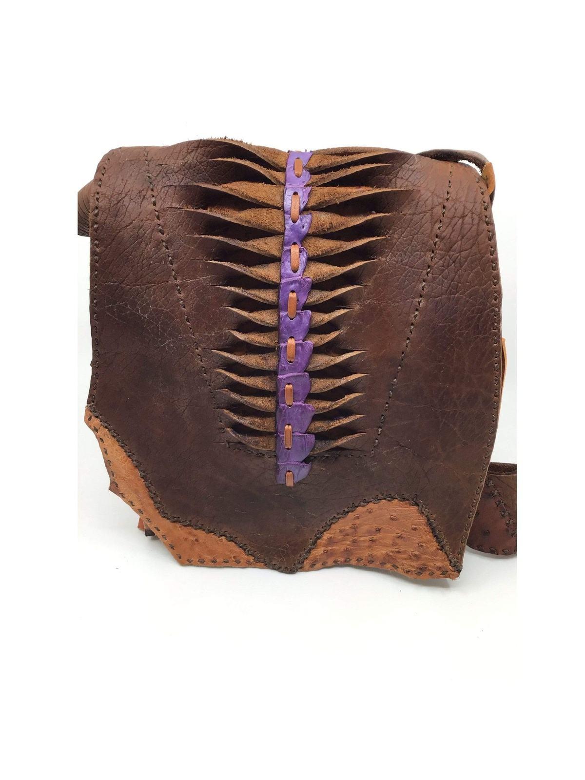 Buffalo Bag with purple detail - Steel Pony