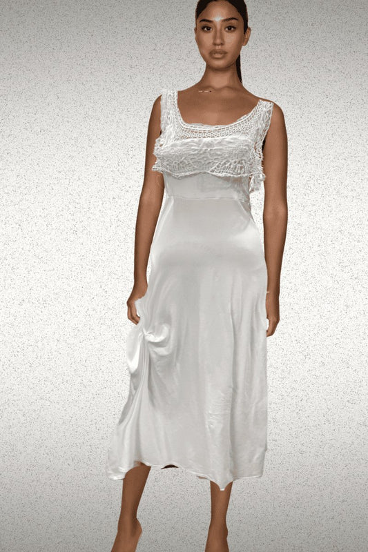 Crochet topper dress - Steel Pony