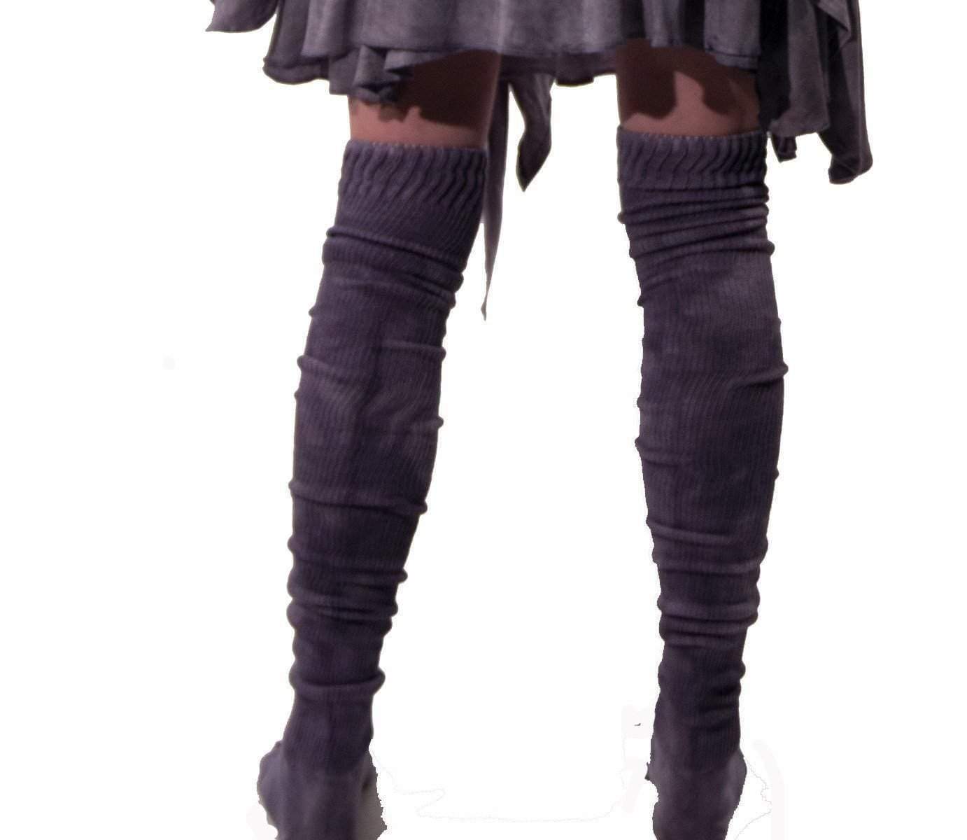 Irma Thigh Highs - Steel Pony
