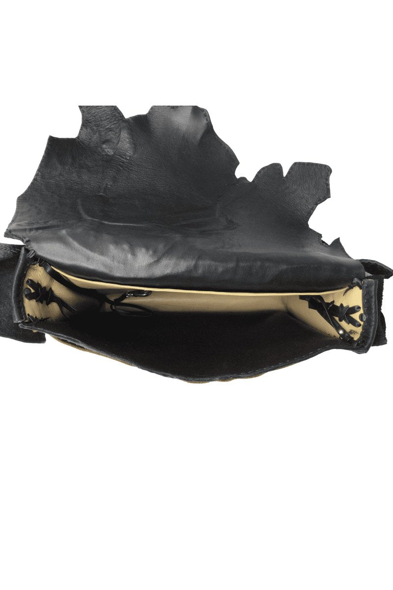 Jessie James Black Leather bag - Steel Pony