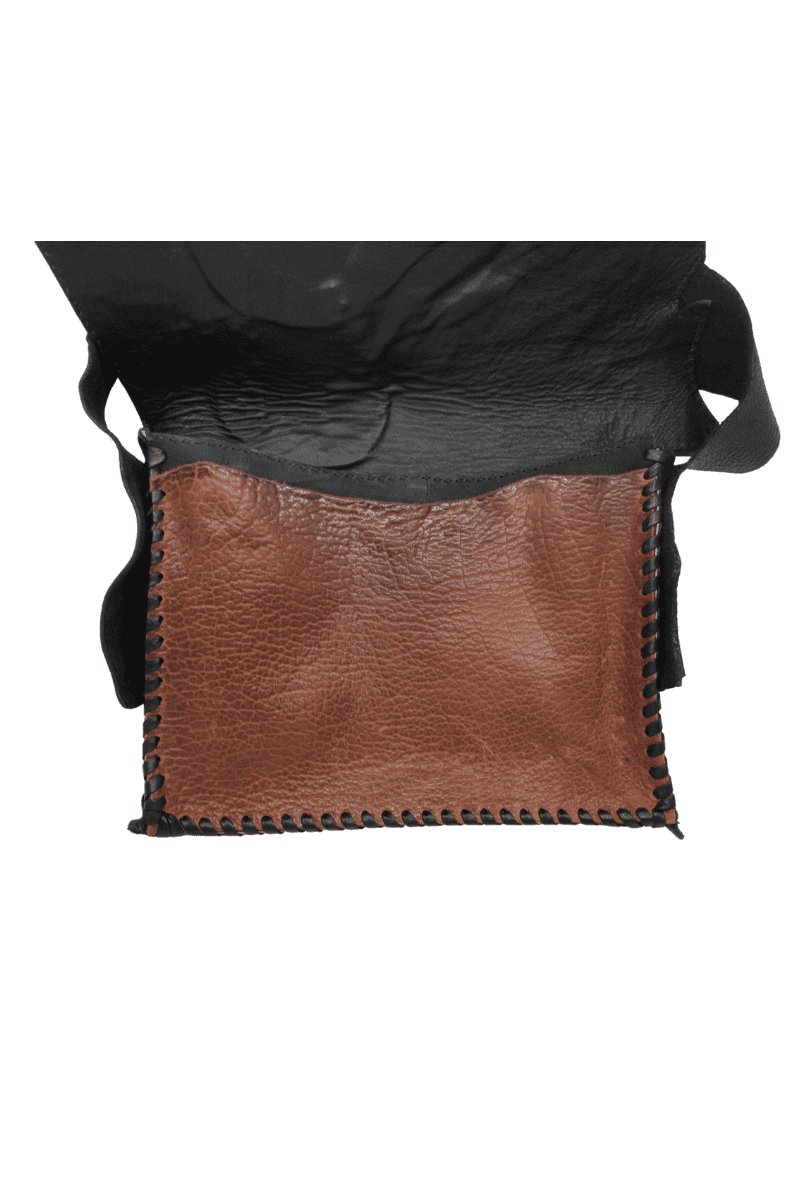 Jessie James Black Leather bag - Steel Pony
