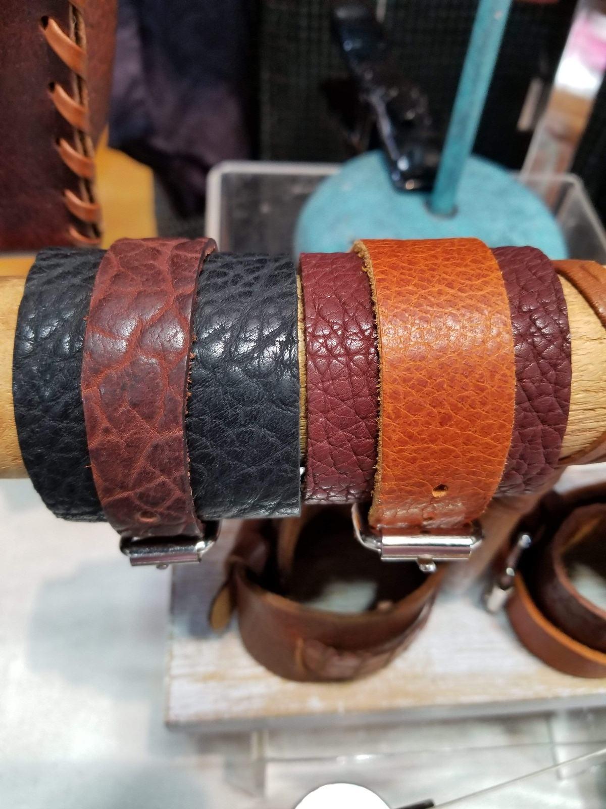 Leather Bracelet - Steel Pony