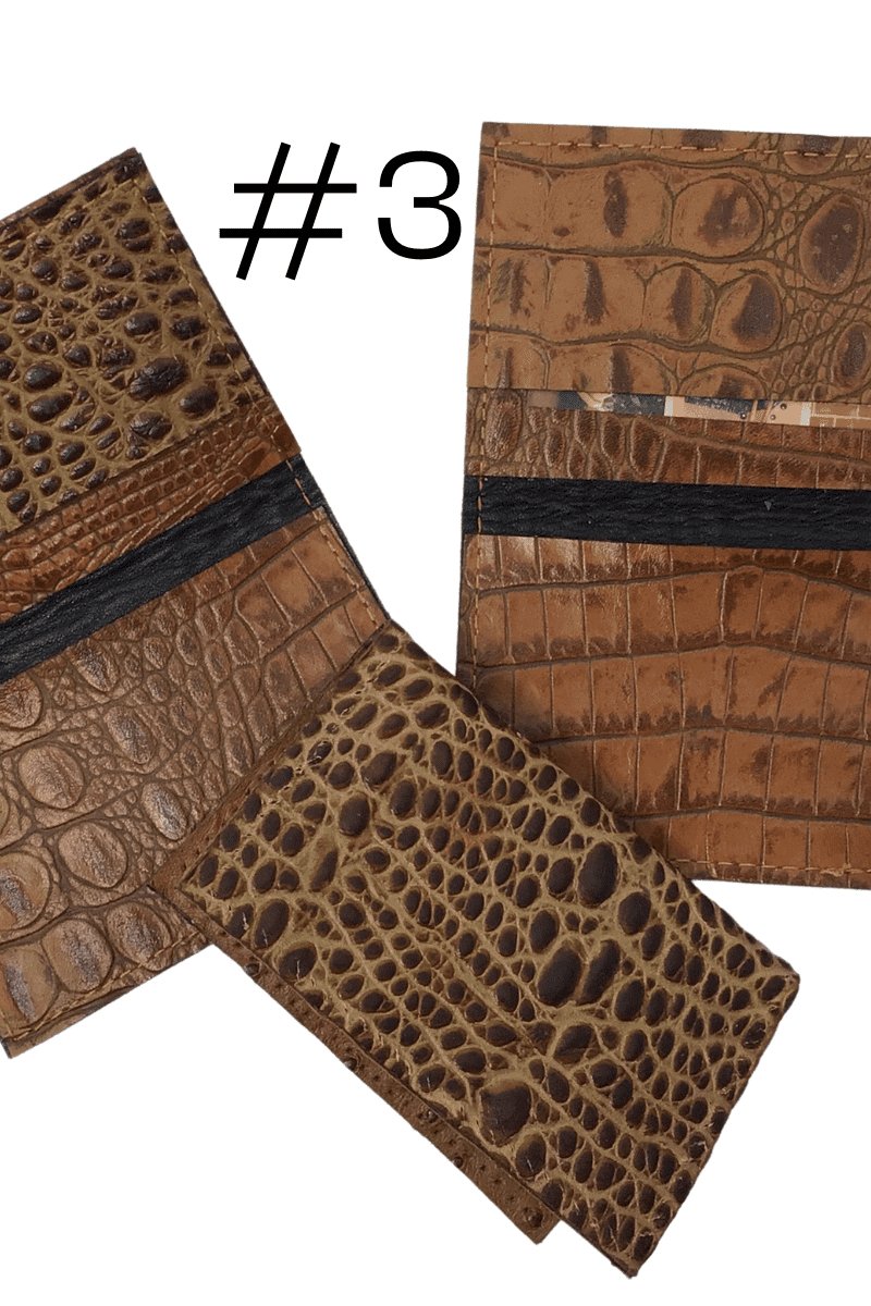 Leather Business Card cases - Steel Pony