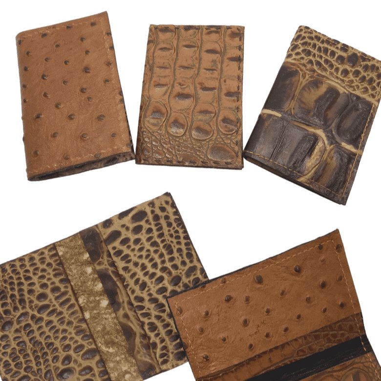 Leather Business Card cases - Steel Pony
