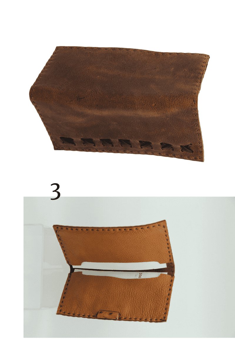 Leather Check Book Holders - Steel Pony