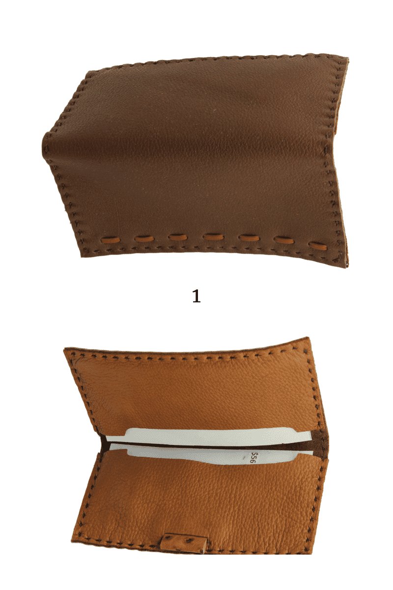 Leather Check Book Holders - Steel Pony