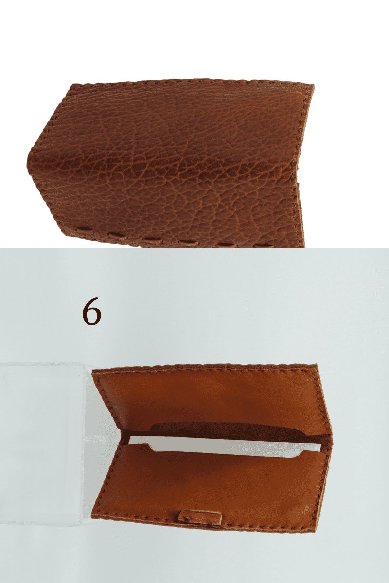 Leather Check Book Holders - Steel Pony