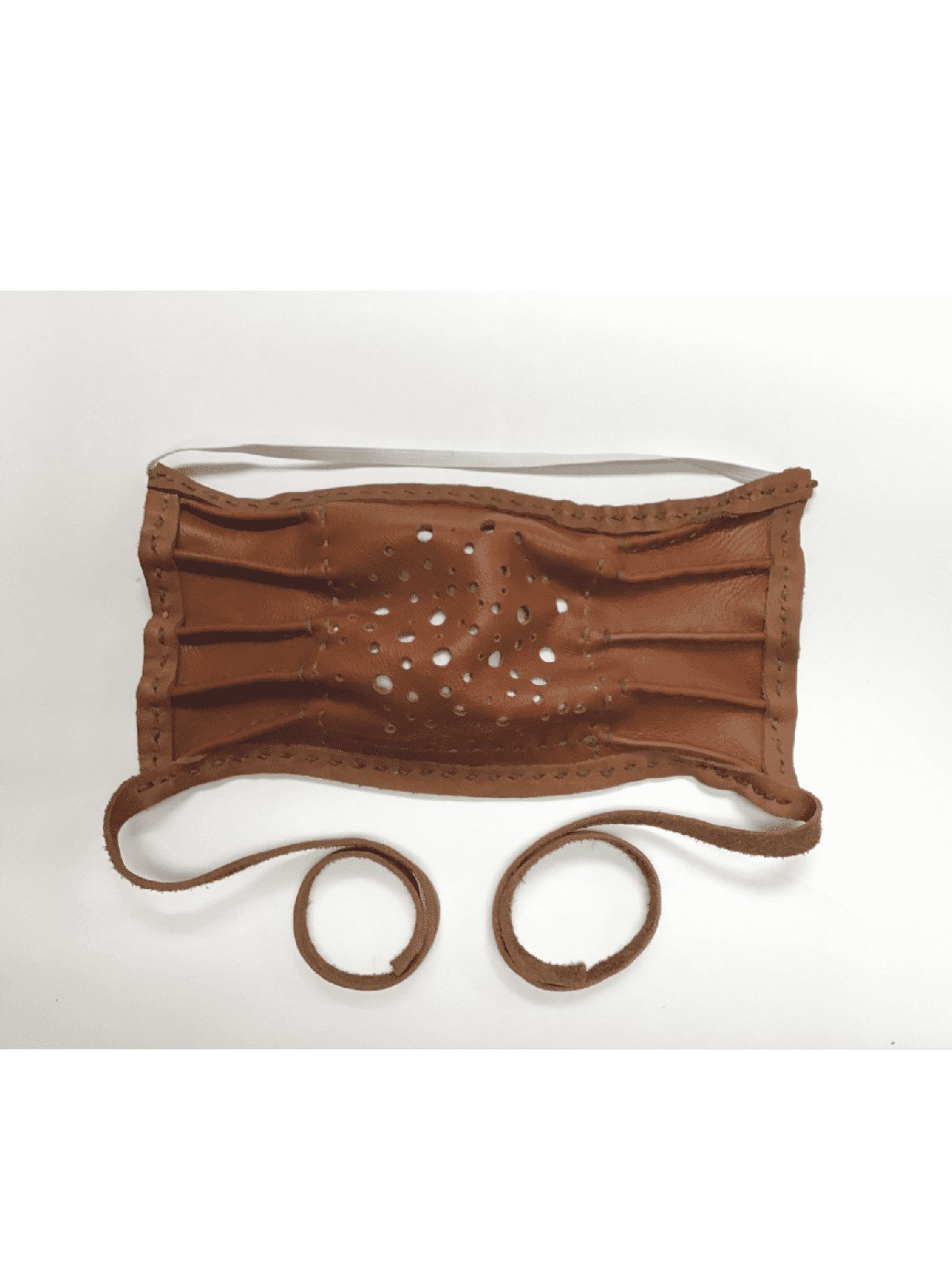 Leather Mask - Steel Pony