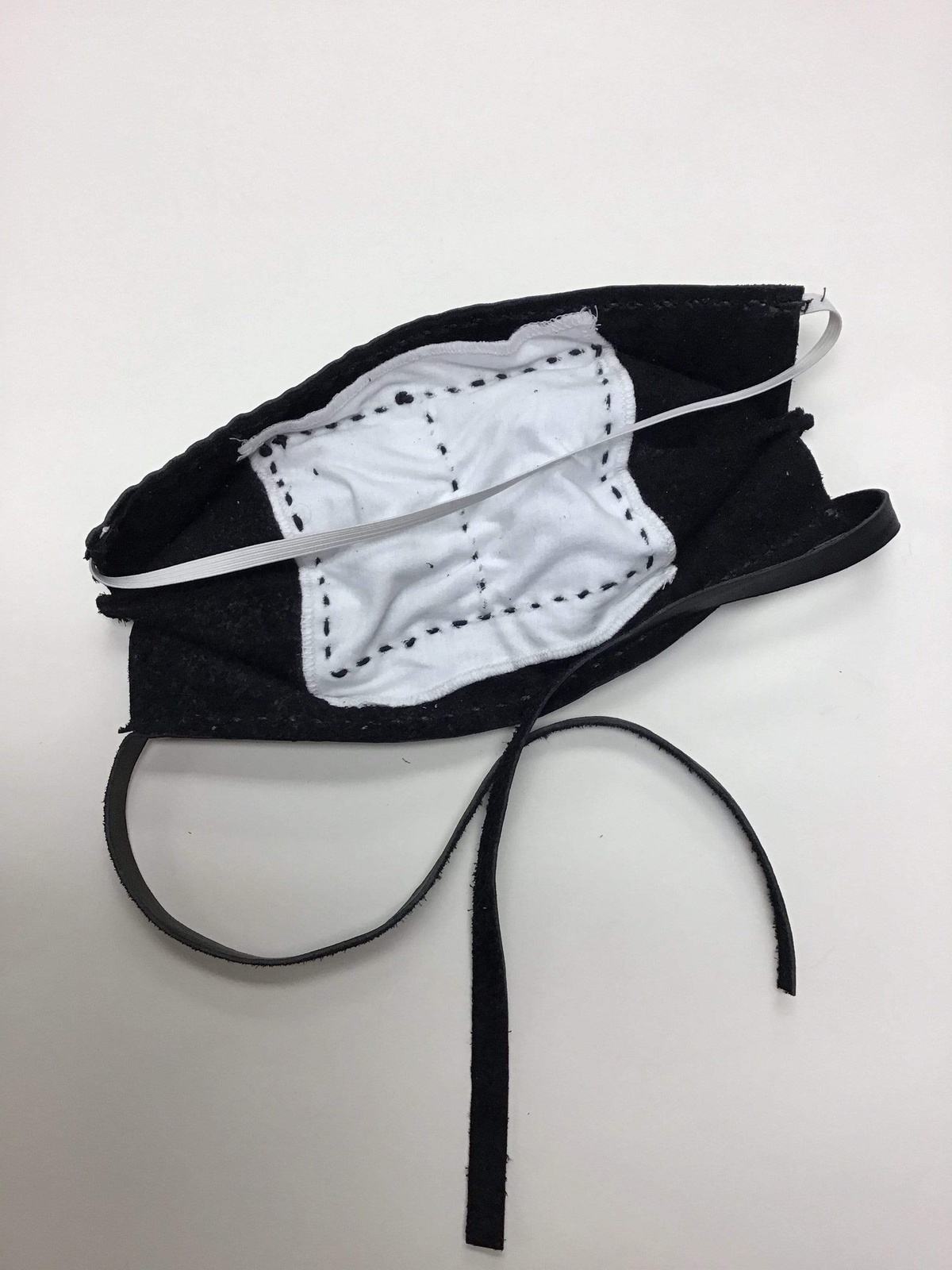 Leather Mask - Steel Pony