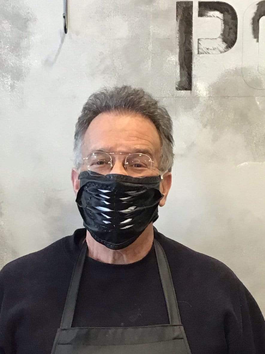 Leather Mask - Steel Pony