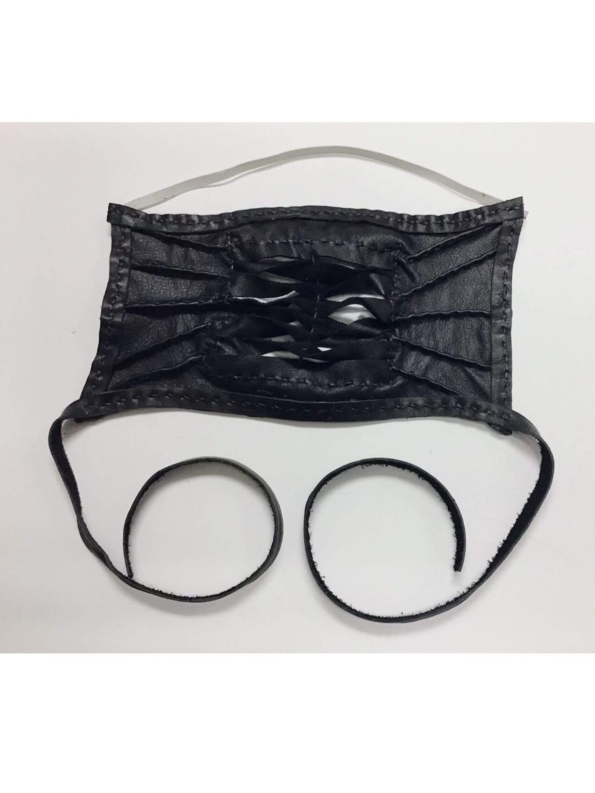 Leather Mask - Steel Pony