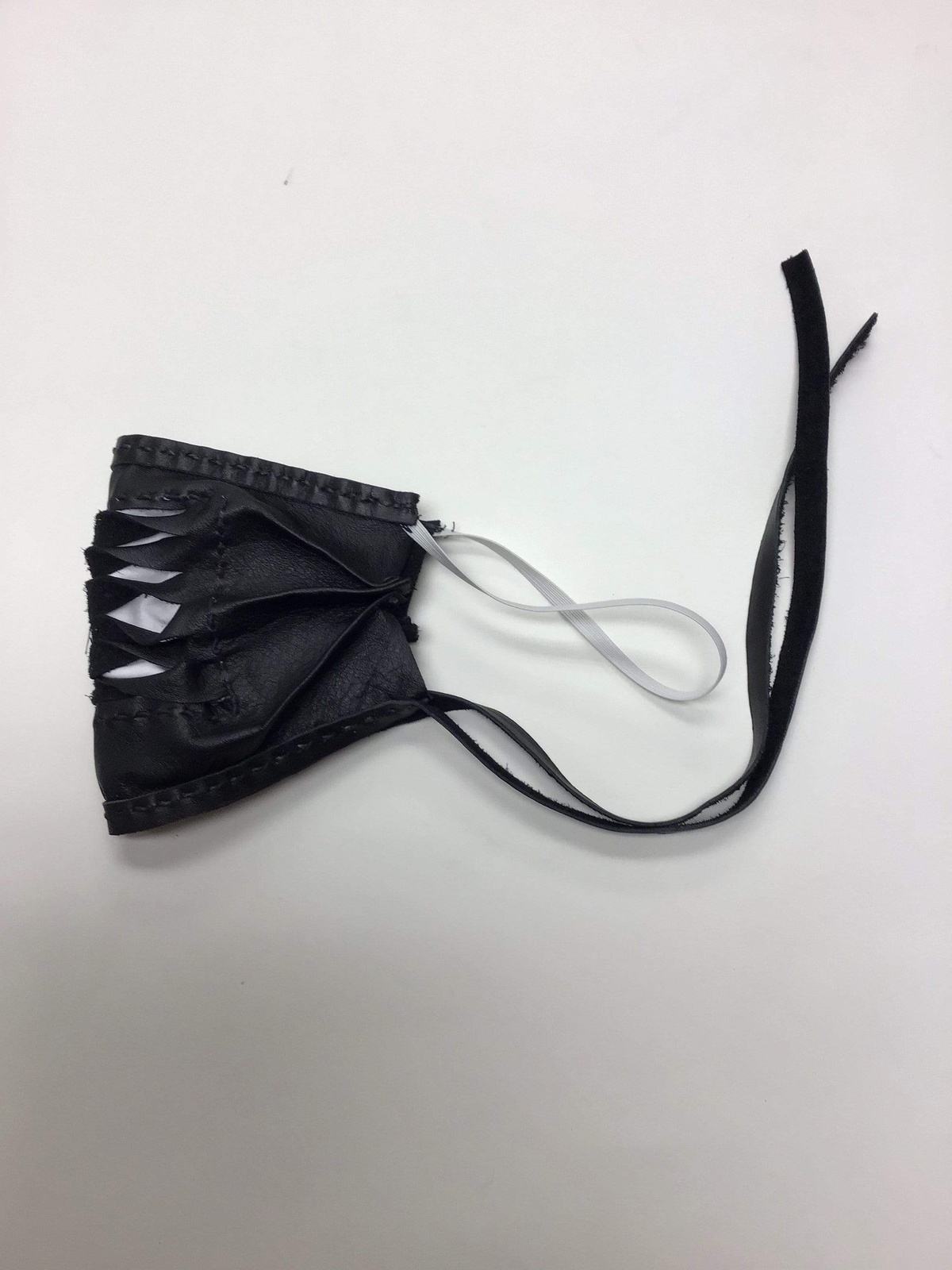 Leather Mask - Steel Pony