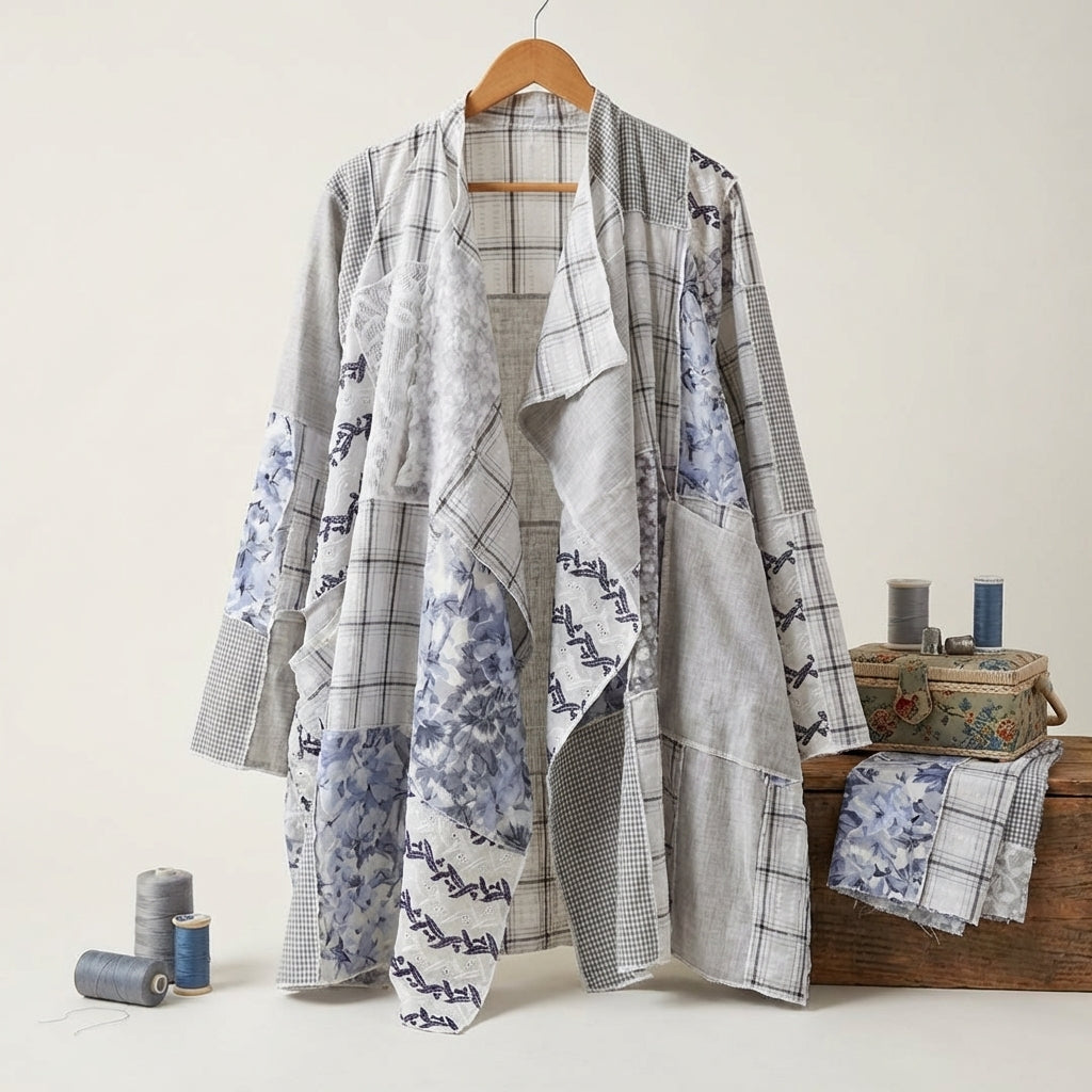 Cloud Patchwork Coat